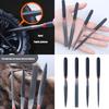 4Pcs Mini Steel Files Mini Needle Flat File For Stone Glass Metal Carving Craft Flat File Woodworking Hand Tool Set