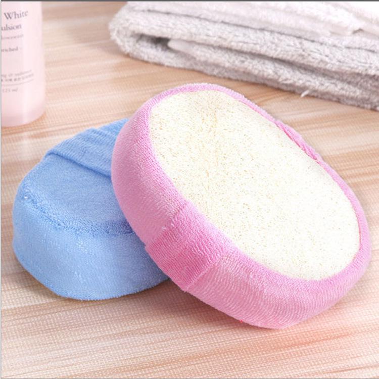 Thickened Exfoliating Loofah Bath Scrubber Towel & Sponge Set