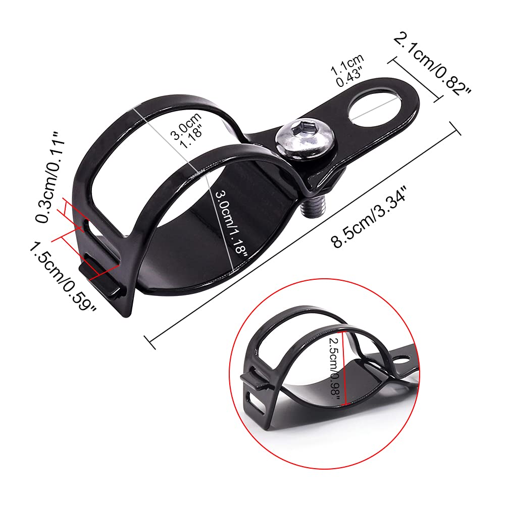 Aoling M10 Turn Signal Stay, Mounting Hole Diameter 1.0 inches (25 mm), 1.2 inches