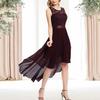 Cross-border Europe and the United States ebay Amazon lace dress spring women's high-end chiffon dress splicing pendulum skirt