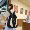 School Bag High Value College Style School Bag Ins Casual Trend Large Capacity Color Matching Korean School Bag Fashion Backpack