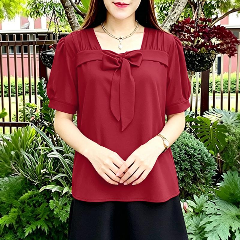 ZANZEA Women Square Collar Summer Casual Loose Short Sleeve Dress S