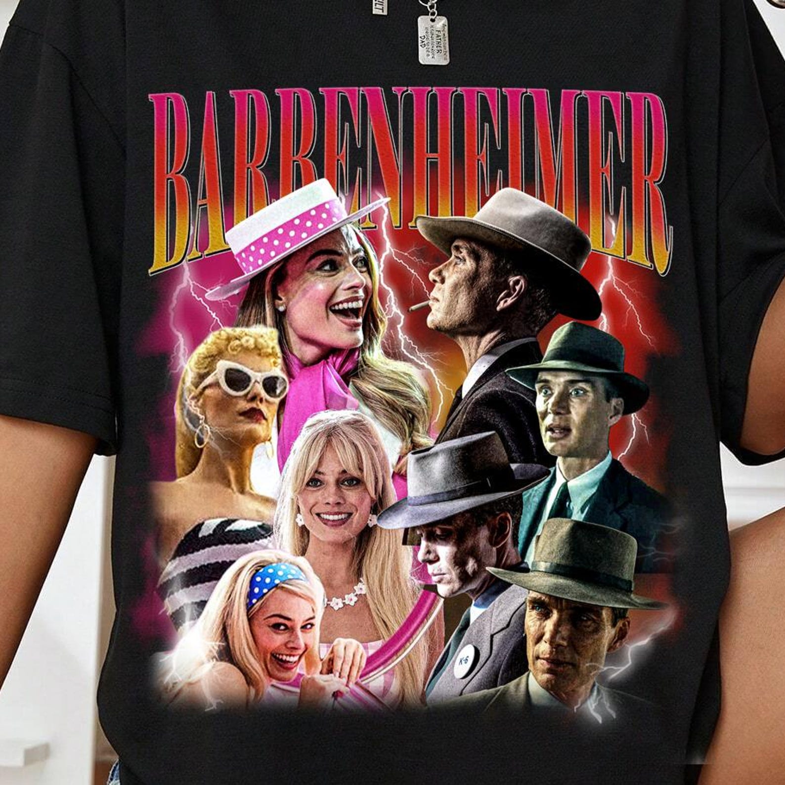 Barbenheimer Pink Floyd Inspired T-Shirt, Oppenheimer Shirt, Men s and Women s|............||| 4XL