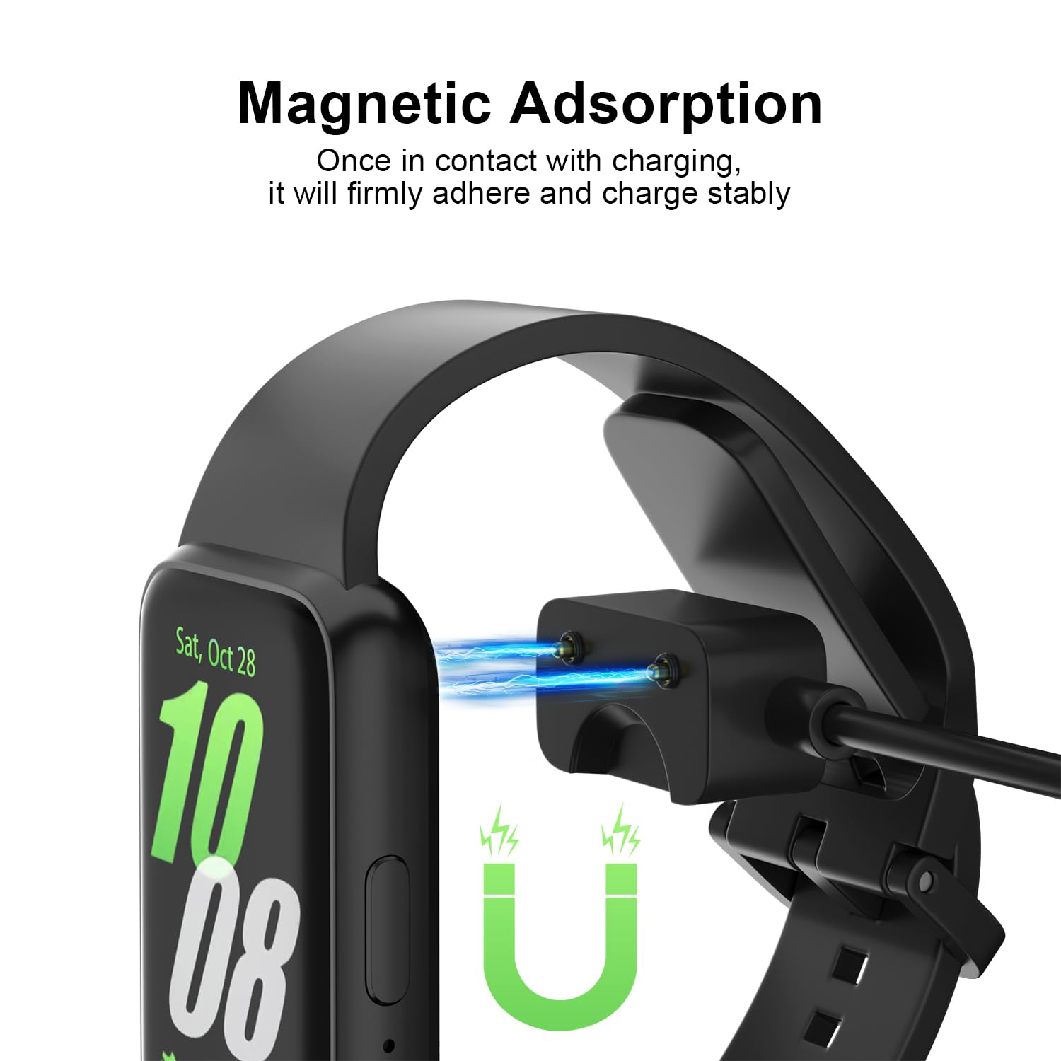 Charger Cable for Samsung Galaxy Fit 3, Replacement Smart Watch Charger 3.3Ft USB-C Magnetic Charging Cable Cord