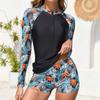 Weiblicher Badeanzug mit langen Ärmeln, Bademode, Sport, Surfen, Tankini-Set, Strandmode, zweiteilige Badeanzüge, Pool-Frauen-Schwimmanzug