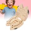 Teeth Storage Wooden Box Baby Tooth Keepsake Collecting Box Infants Kids Save Boxes