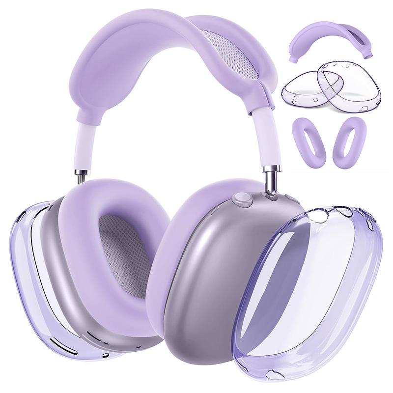 AirPods Max TPU Over-Ear Headphone Protective Case (Three-Piece Set)