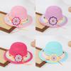 Scenic spot stall supply, summer baby hats, sun protection children's straw hats, children's sun hats, summer cool hats, children's hats