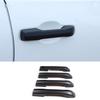 Matte Black Exterior Outside Door Handle Cover Trim For Toyota Tundra 2022-2024