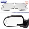 Side Heated Wing Mirror Glass Wide Angle Rearview Mirror For Chevy Chevrolet Avalanche Silverado Suburban Tahoe 1500 3500