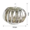 Battery-powered Pumpkin Lights Battery-powered Glass Pumpkin Lantern with Timer for Home Halloween Decor Soft Warm Glow Led