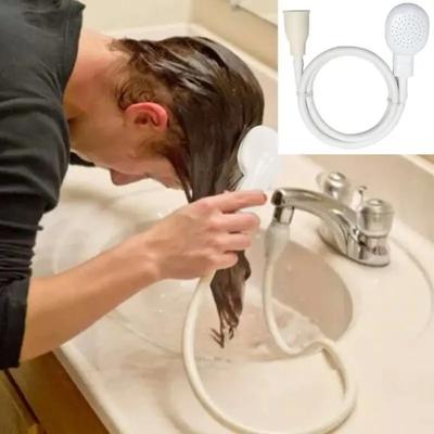 Draagbare Handheld Splash Douche Hond Kat Douchekop Bad Kraan Bevestiging Slangkop Wassen Sprinkler Douche Kit Bad Gereedschap
