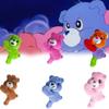 Adorable Plush Bear Refrigerator Magnet Cute Animal Novelty Rainbow Bear Toy Phone Stand