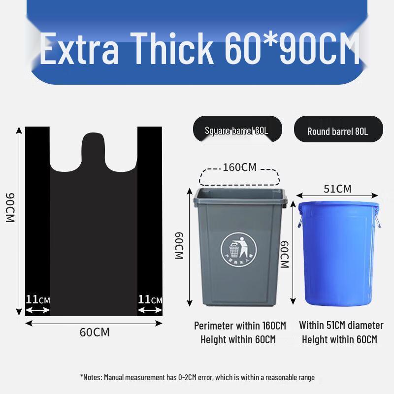 

Large Black Heavy-Duty Plastic Moving & Trash Bags