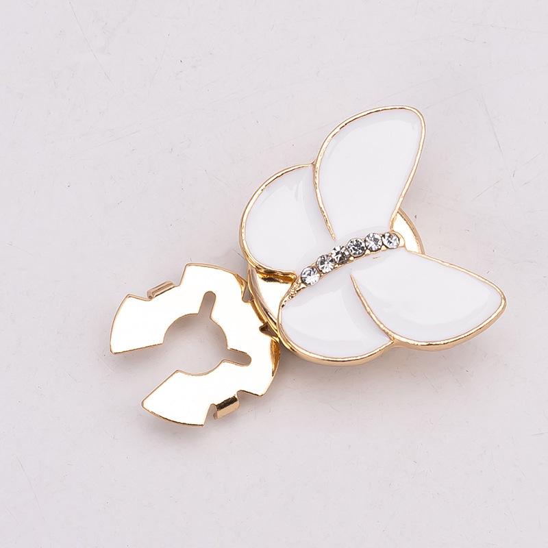 Botões de Punho e Botões de Colarinho Decorativos com Strass Coloridos