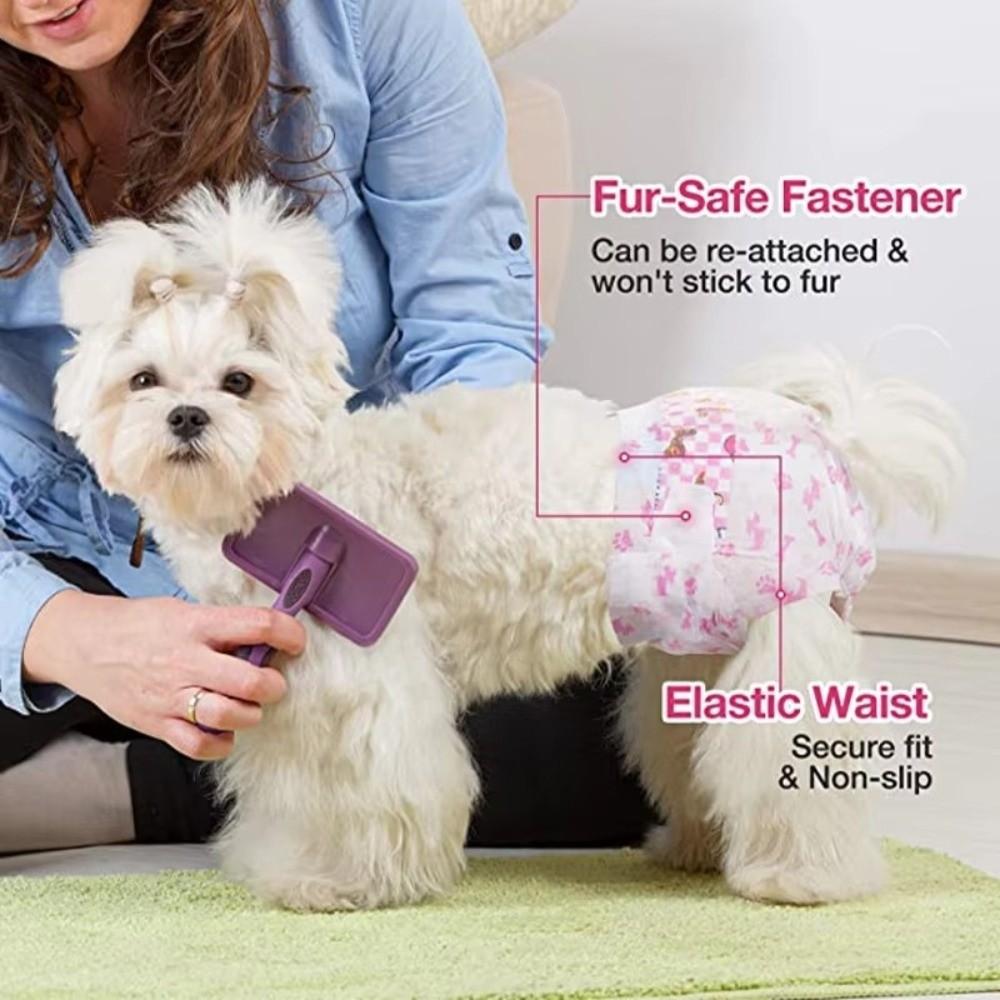 Comfortable Soft Disposable Dog Diapers Super Absorbent Female Male Dogs Doggie Diaper Leak Proof Puppy Shorts Nappies Pants