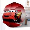 Lightning McQueen,Pixar Cars Automatic Umbrella   Tri fold Portable Umbrella, Best Holiday Gift for Men and Women, Durable Iron Frame, Playf