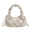 Internet celebrity pleated cloud bag summer 2025 new version of fashion niche shoulder bag women's foreign style versatile dumpling bag tide