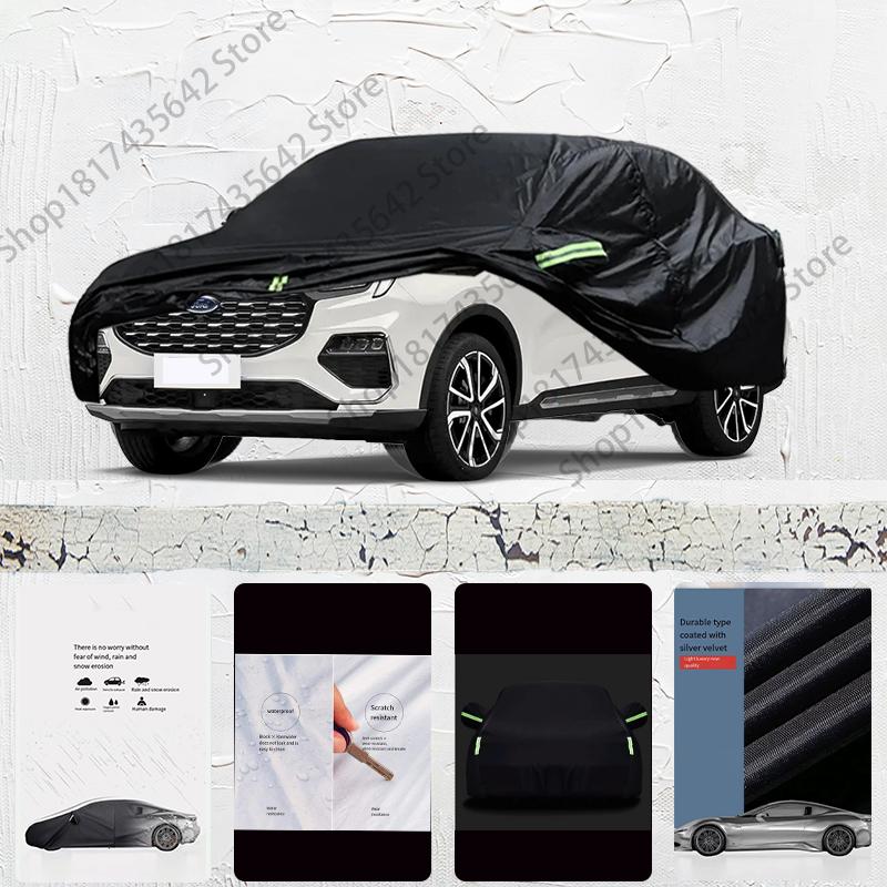 For Ford Equator Fit Outdoor Protection Full Car Covers Snow Cover Sunshade Waterproof Dustproof Exterior Car Cover Black