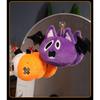 New Halloween Elf Round Bat Pumpkin Small Spider Suction Cup Hanging Ornament Plush Toy Doll