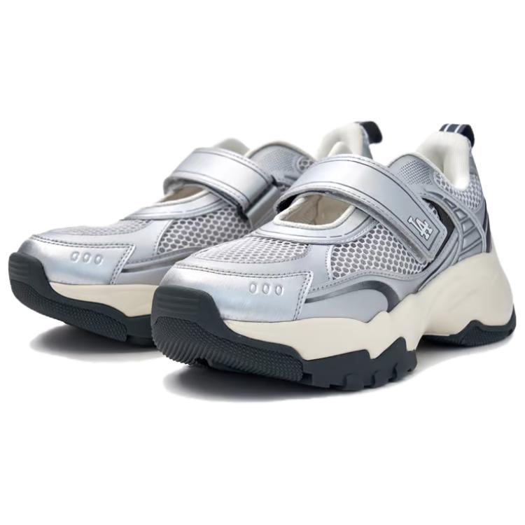 MLB Los Angeles Dodgers Mary Jane Shoes Unisex Silver 3ASDM0153-07SIS