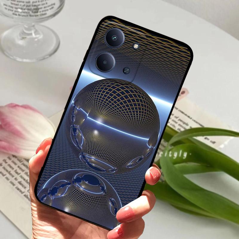 Phone Case For Xiaomi Redmi 15C 171mm Back Cover Black Silicone Soft TPU Funda For Poco C85 C 85 4G Case Coque Shockproof Bumper