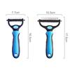 Pet Hair Remover Comb Double Sides Blades Fur Dematting Trimmer Deshedding Brush Pet Dog Grooming Brushes Dog Bath Brush