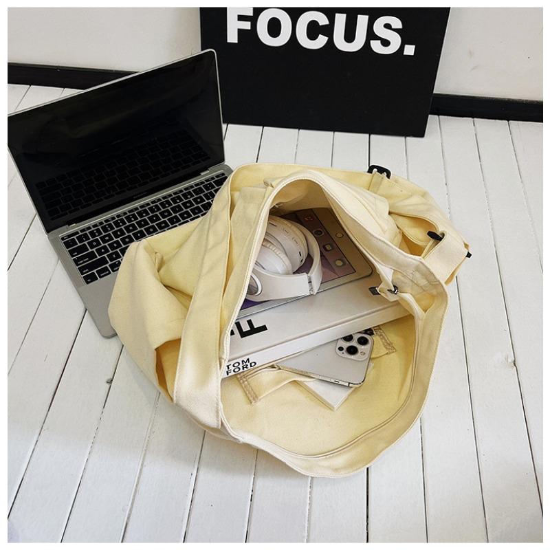 Utility Style Shoulder Crossbody Bag Unisex Instagram Canvas Bag Student Class Bag Street Large Capacity Artistic Casual Bag