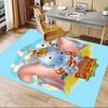 Dumbo'S Magical Flight Carpet For Playroom Bedroom Living Room Sofa Home Decorkids Game Area Rug Nonslip Floor Mat