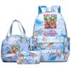 3-teiliges/Set Anime niedlich K-pop Bedruckter Rucksack mit Handtasche Federmäppchen für Teenager Schüler Mädchen Jungen Schultasche Schultasche Damen Große Kapazität Reisetasche