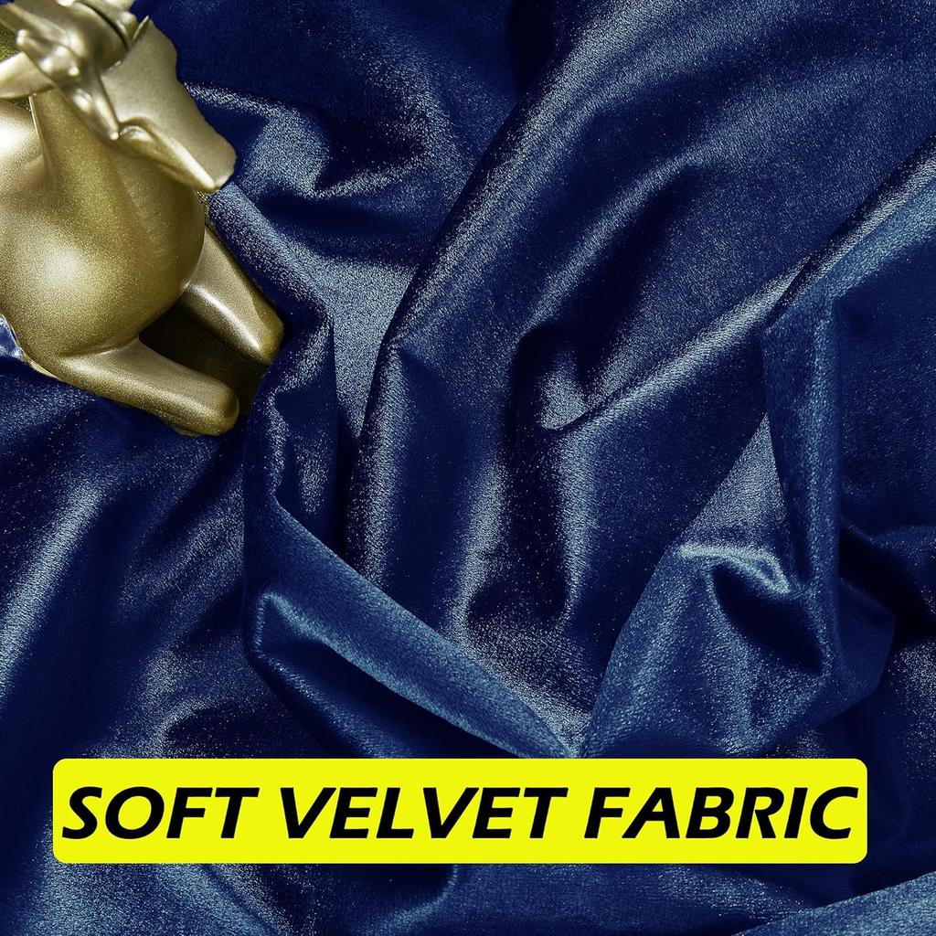310cm Height 70 - 80 % Lightblocking Livingroom Space Windowpane Velvet Drapes Bedchamber Drapes DrapesSolidColorDrape
