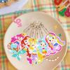 Mermaid Pattern  Drawing Keychain Handmade Craft DIY Key Chain Pendant  Crafts Supplies