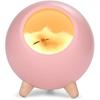 DesirePath Kids Cat Night Light Stepless Dimming Touch Control Cute Little Pet House Atmosphere Light Sleeping Lamp for Bedroom Table Nursery Baby