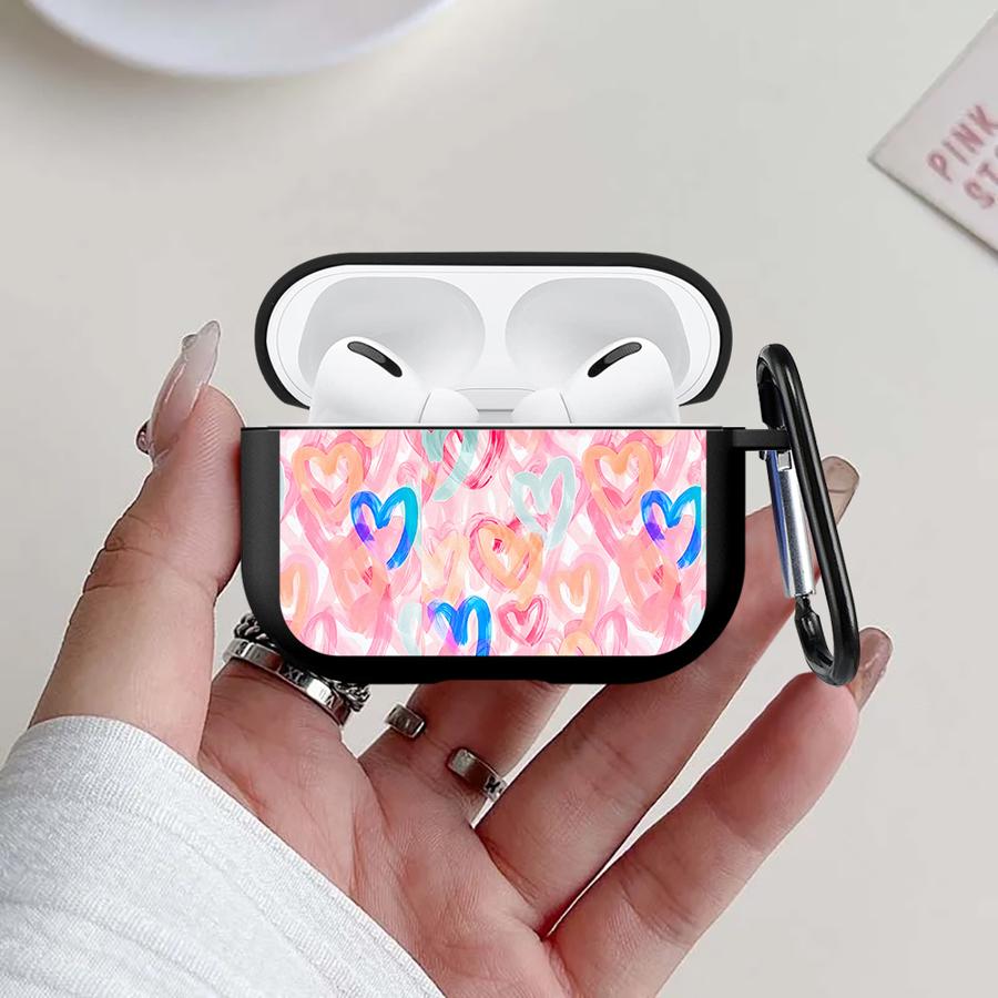Kopfhörer Hüllen Abdeckung Hülle Für Airpods 1 3 Pro2 2 Pro 4 Pro3 Farbe Liebe