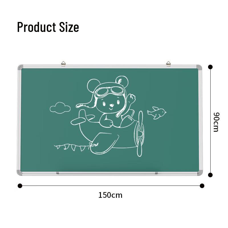 Deli Magnetic Hanging Green Chalkboard 150x90cm
