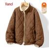 VANCL Men's Winter Padded Quilted Stand Collar Jacket