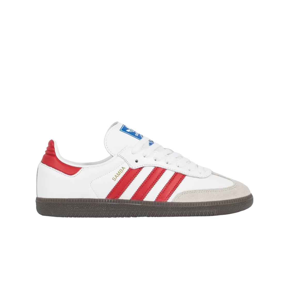 

Adidas Samba OG White Better Scarlet IG1025 Мужские кроссовки