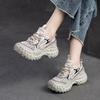 Summer New Breathable Mesh Platform Dad Shoes Fashion Casual Dirty Shoes Women Sneakers