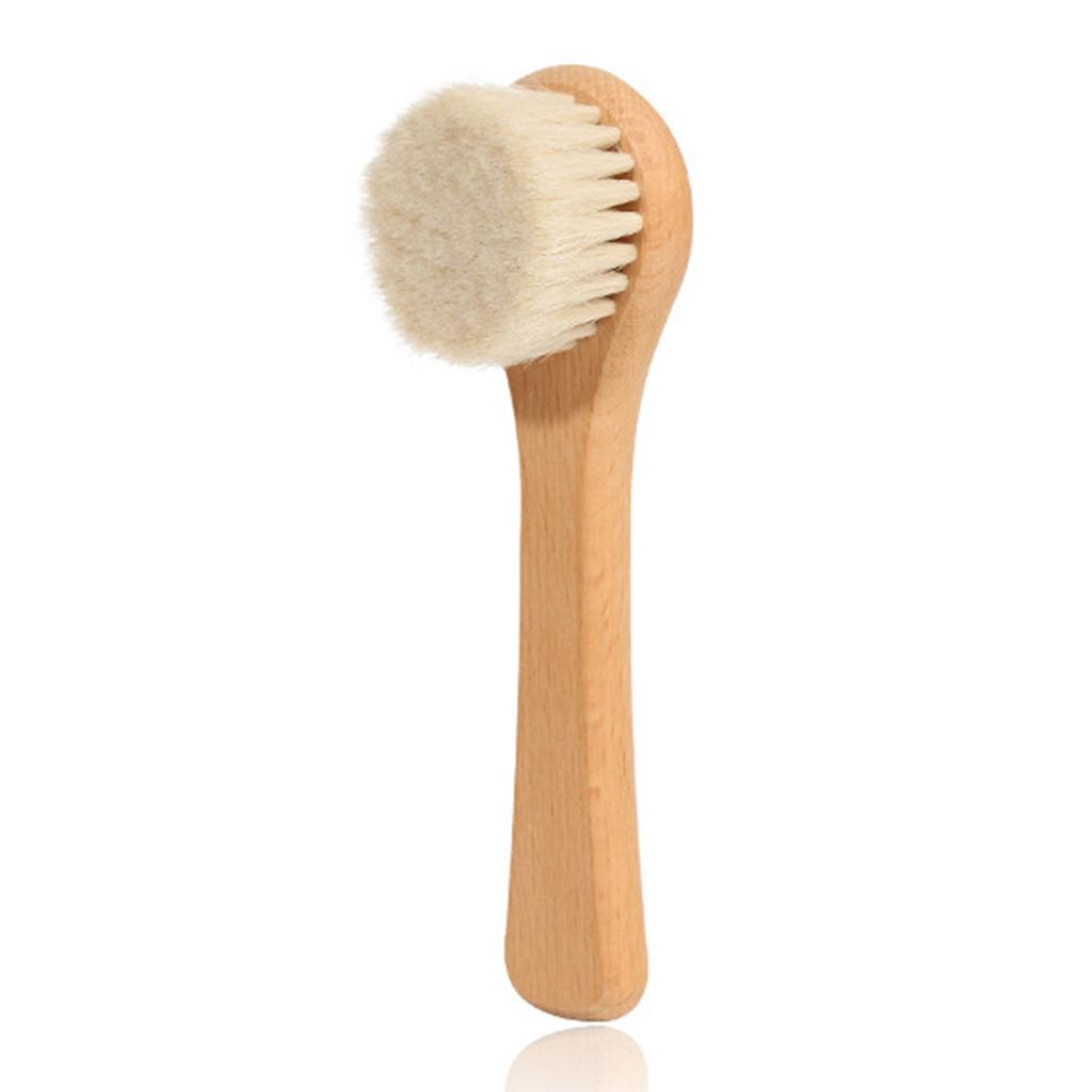 Newborns Baby Soft Hair Brush Ultra-Soft Natural Wool Bristles Brush Promotes Health Scalp Hair Growth For Hair Care Massage