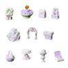 Micro Landscape Ornaments Mini Wedding Scene Decorations with Arches Bouquets Cakes Ring Boxes Resin DIY Garden Accessories Romantic Gift Ideas