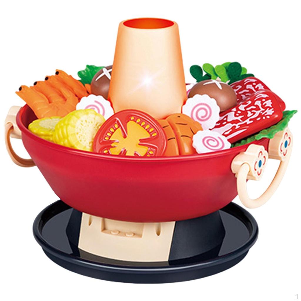 Playset Toy with Pretend Toys Role Kitchen Utensils