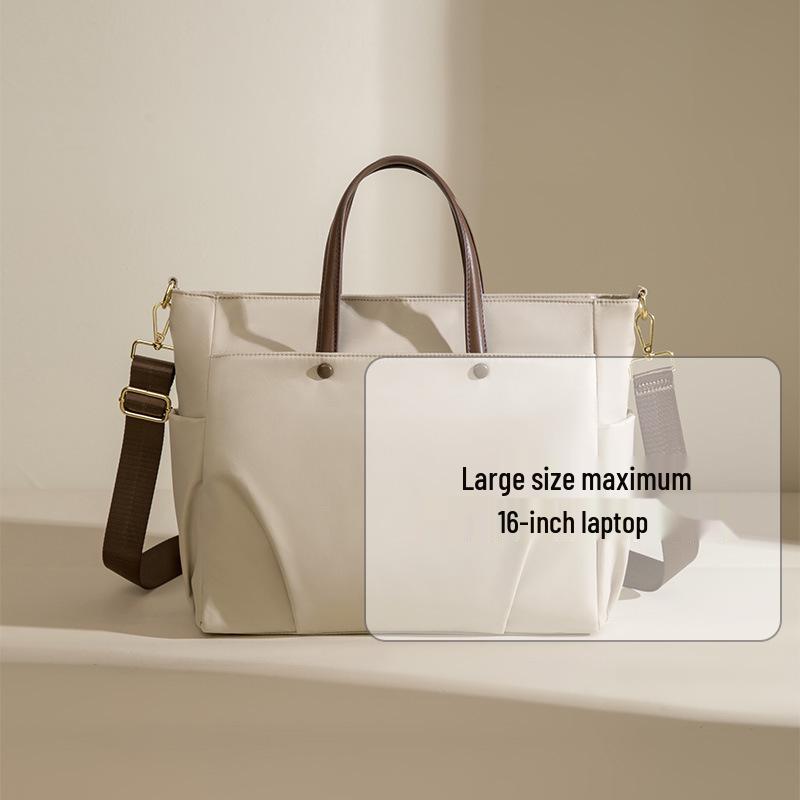 Damen Laptoptasche: 15,6-Zoll-Aktentasche mit großer Kapazität, zum Umhängen und als Crossbody-Tasche