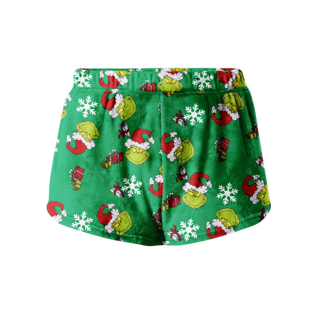 Women's Soft Stretch Flannel Short Side Pocket Drawstring Casual Pajama Pants Soft Pajama Pants