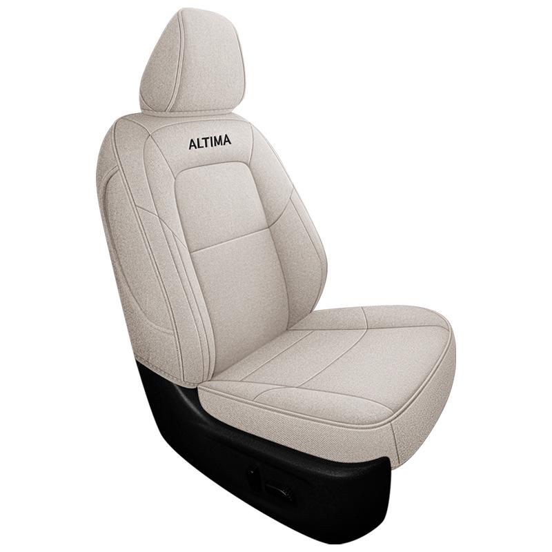 Teana Car Seat Cushion: Universal Full-Coverage Linen for All Seasons