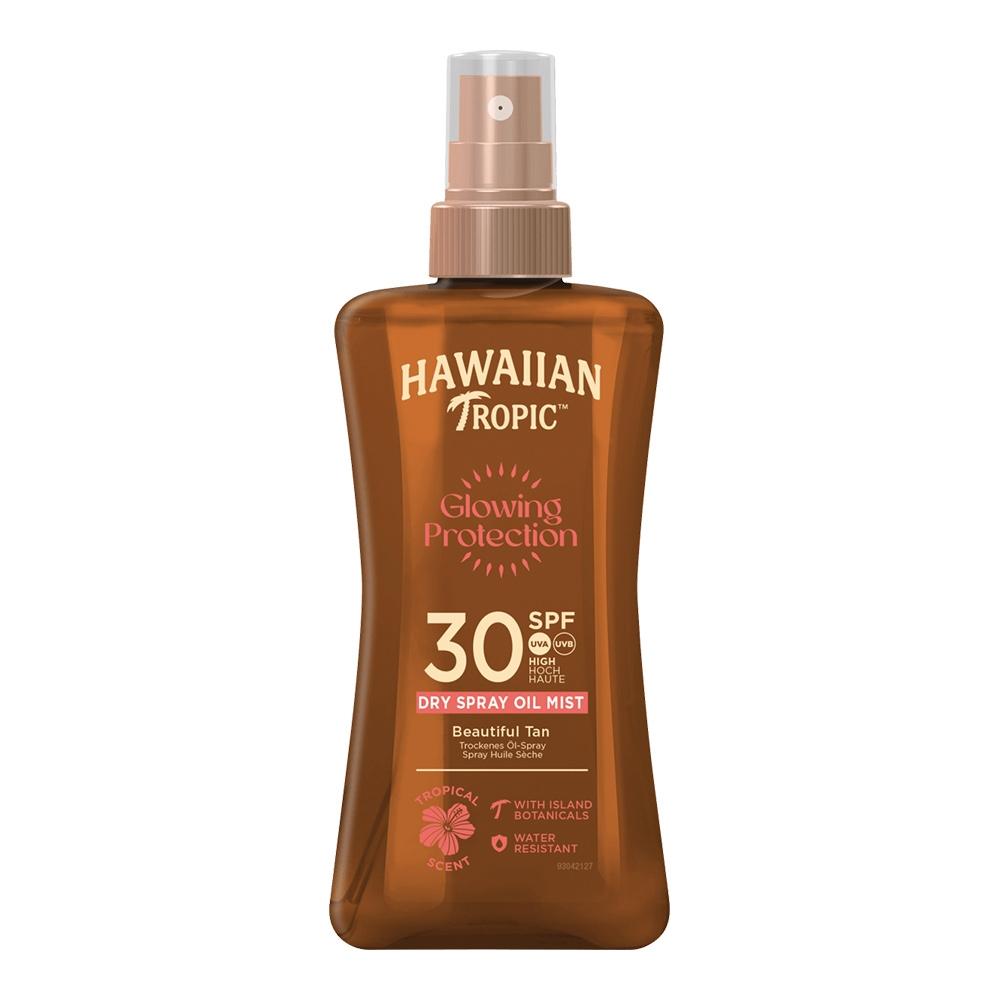 Hawaiian Tropic Glow Protection Dry Sun Oil Mist Spf30 200Ml