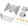 Ochranný podvozok z nehrdzavejúcej ocele s 8mm konektorom pre RC auto AXIAL SCX10 III AXI03007
