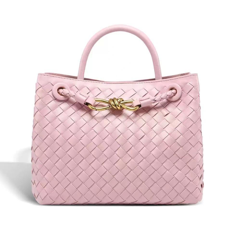 

Woven large-capacity tote bag, high-end sense, simple shoulder oblique span bag, fashionable commuter handbag.