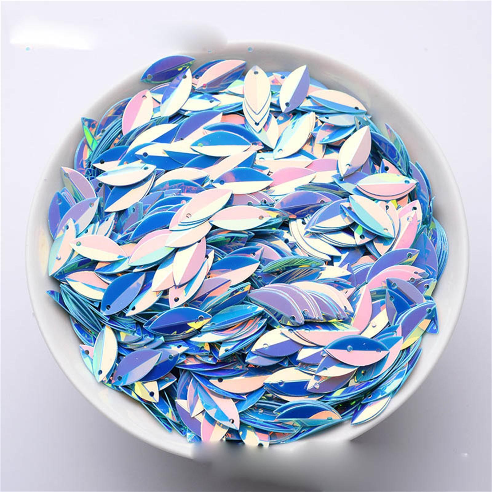 

Золотые блестки пайетки своими руками 6 × 15 мм трехмерные бусины свадебное платье аксессуары аксессуары украшения для вечеринки пайетки One Size синий