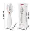 Powerful Oral Sucking Vibrator 2 in 1 Clitoris Nipple Stimualtion Vacuum Sucker Vaginal Orgasm Pleasure Adult Sex Toys for Women Climax Masturbator