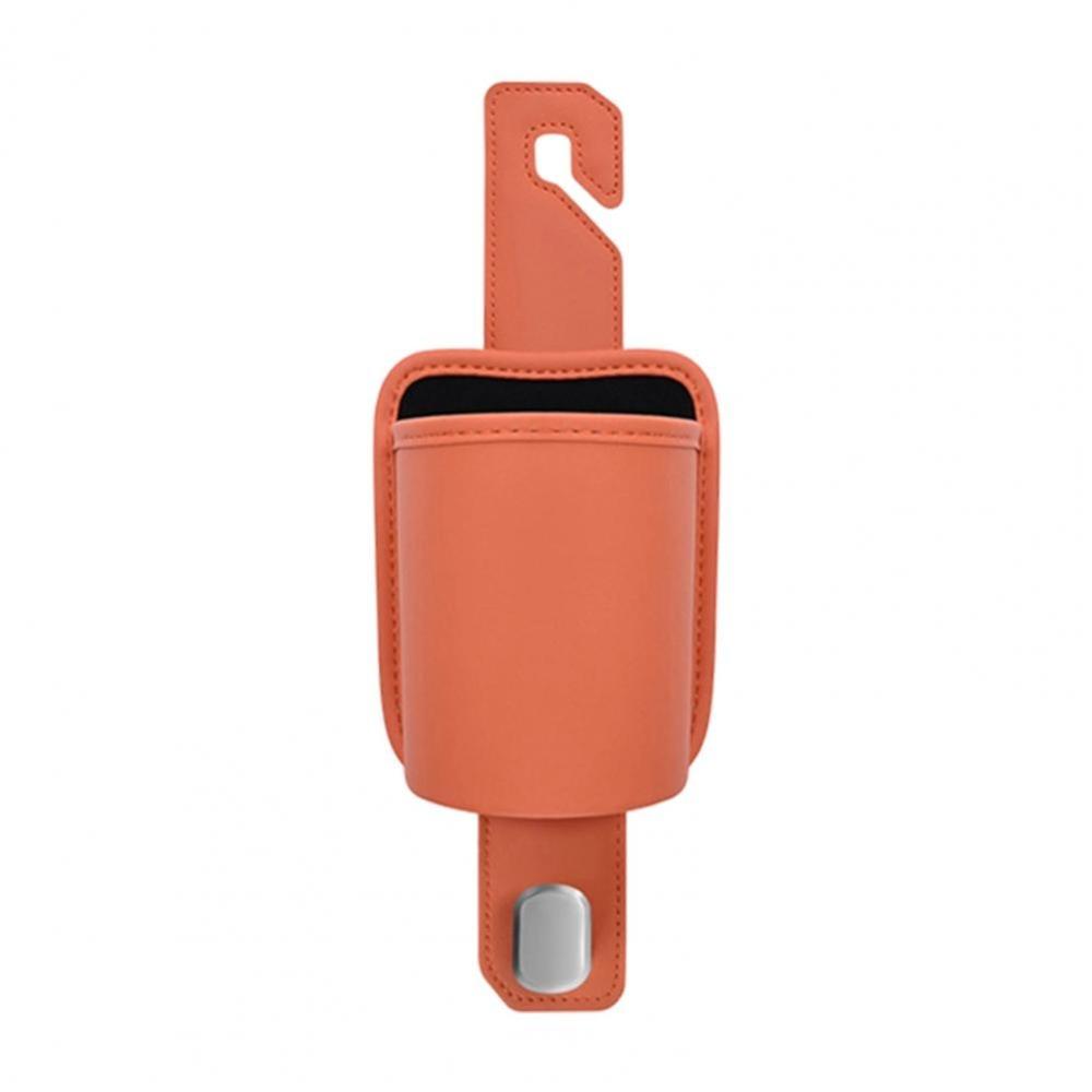 Universal Car Hanging Drink Holder Leather Auto Backseat Organizer  Car Interior Accessories
